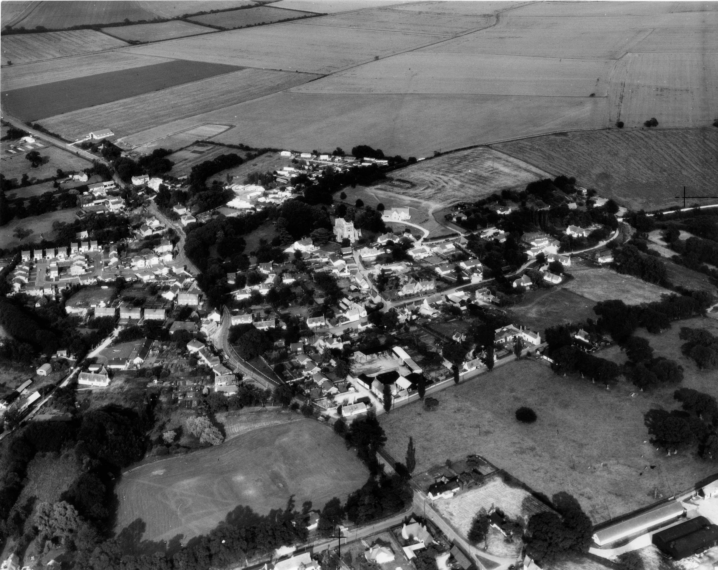 Elsworth from the air in 1971