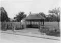 Bus shelter and sports field 1962/1963