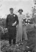 Leslie and Daisy on their wedding day