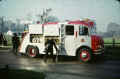 Fire engine outside Fox & Hounds 1958-1959