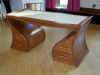 Desk in English Brown Oak
