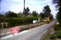 Dtains being laid near Dale Farm