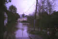 View of 1983 flood from north end of Brook Street
