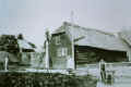 Wheelwright shop and street lamp