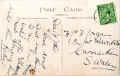 Reverse of postcard to the left