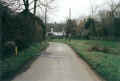 View south along Brook Street beside the brook