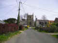 View from opposite the post office towards the church
