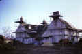 Back of Elsworth manor during restoration work